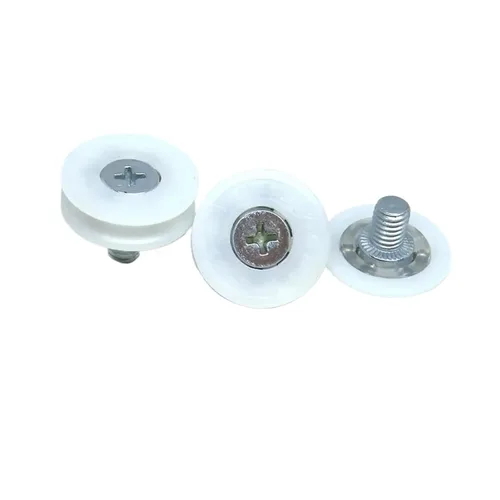 10 piezas de diámetro exterior 0.866 in POM U guía de ranura y rodillo de cajón de refrigerador 22x7xM6 DU22 C6L8W7M6 cajón rueda redonda DR19 DR22