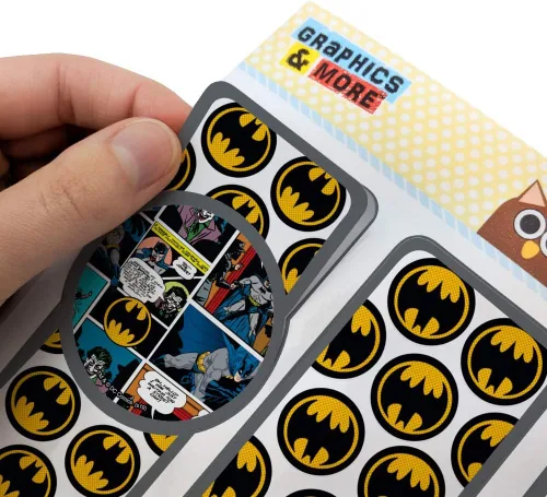 Miniatura 2 de Batman Comic Pattern - Juego de 3 marcadores laminados brillantes
