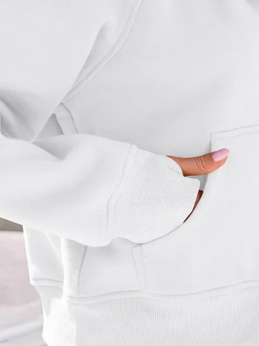Miniatura 5 de AUTOMET Sudaderas con capucha y cremallera para mujer, chaquetas de forro polar, sudaderas de gran tamaño, trajes de moda de otoño, suéteres 2025