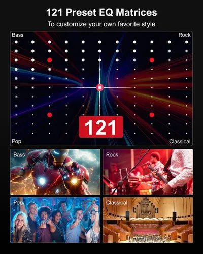 Miniatura 7 de ULTIMEA Barra de sonido de 5.1 canales con subwoofer, sistema de sonido envolvente virtual de cine en casa para TV, barra de sonido con control
