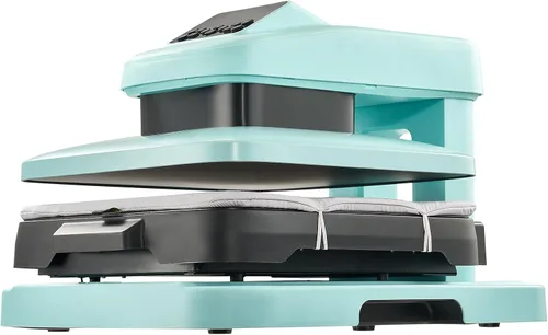 Miniatura 13 de Máquina de presión de calor automática VEVOR, 15 x 15 pulgadas, máquina de estampado para playeras con liberación automática y presión ajustable