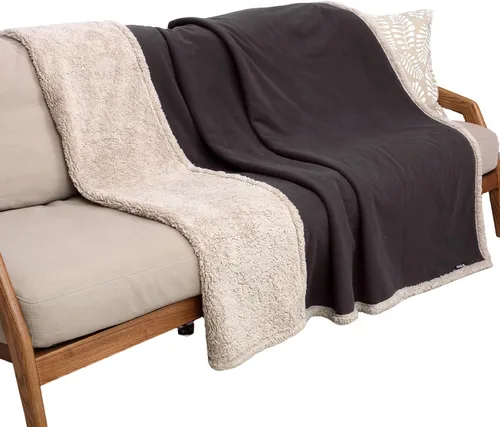 Miniatura 39 de Kritter Planet - Manta impermeable y a prueba de orina para perros grandes; manta suave, reversible y a prueba de líquidos para proteger el sofá