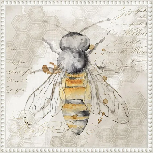 Miniatura 8 de Amanti Art Lienzo enmarcado para pared, 16 x 16 pulgadas, abeja reina II por Eva Watts, lienzo enmarcado para pared, obras de arte de animales