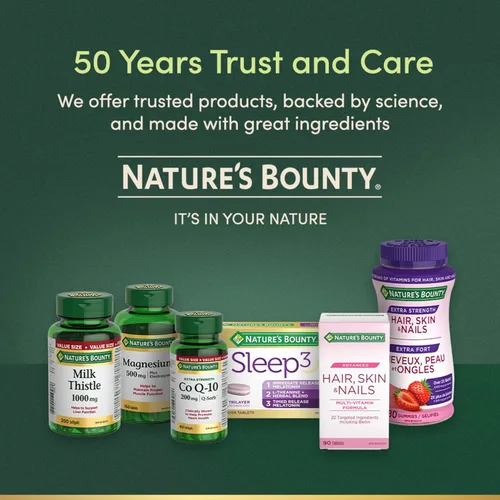 Miniatura 8 de Nature's Bounty Aceite de pescado Omega-3 + D3 1200 mg / Vitamina D3 1000IU 90 cápsulas blandas