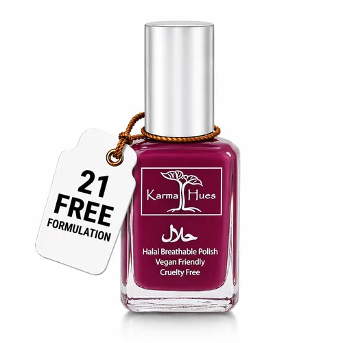 Miniatura 9 de Karma Naturals - Esmalte de uñas Halal certificado – transpirable y permeable al agua, apto para Wudu (Aabidah)