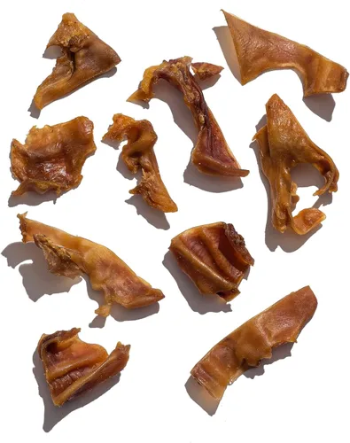 Miniatura 6 de Jack & Pup Astillas de orejas de cerdo (1 libra) – Masticables naturales de primera calidad para perros, orejas de cerdo, golosinas saludables
