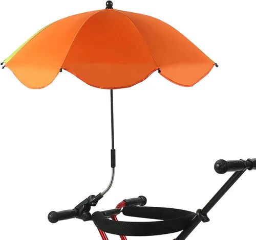 TITA-DONG Paraguas para silla con abrazadera, sombrilla universal ajustable para silla de playa, protección UV, sombrilla para silla de patio, silla