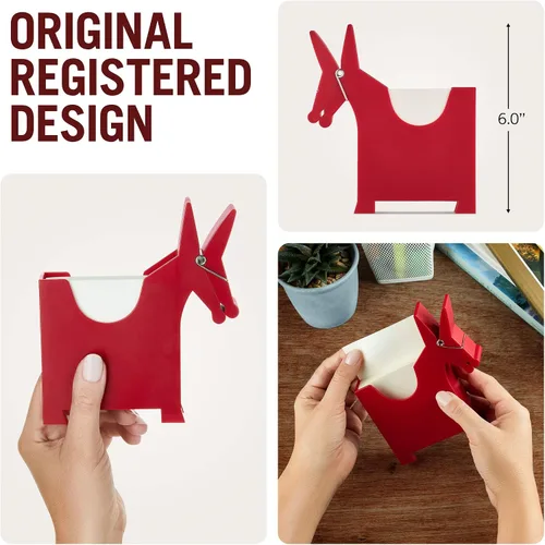 Miniatura 7 de Soporte para notas de la marca Monkey Business en forma de burro. Todos los mensajes del escritorio en un solo lugar, con el diseño en negro