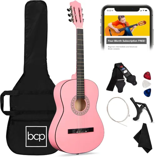 Miniatura 27 de Best Choice Products Kit de Iniciación de Guitarra Acústica de Madera Completa para Principiantes de 38 Pulgadas con Funda de Transporte, 6 Púas