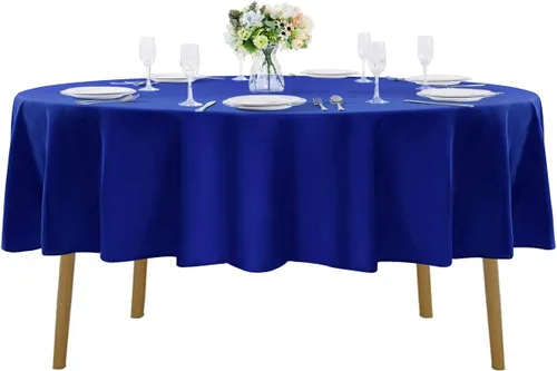 Miniatura 54 de Cupuamon - Mantel rectangular de 60 x 84 pulgadas, tela de poliéster lavable para decoración de bodas, fiestas, cenas y banquetes