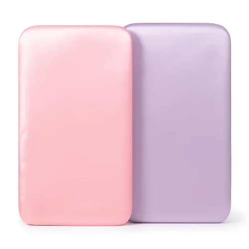 Miniatura 26 de Pro Goleem Sábanas de satén ajustables para Pack n Play, ideales para el cabello del bebé, sensación de seda suave, 27 x 39 pulgadas, sábana Negro
