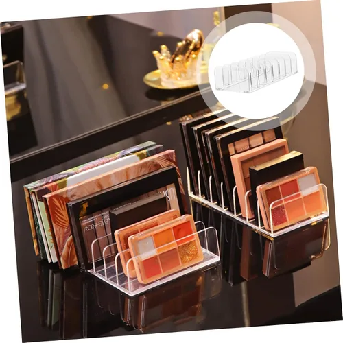 Miniatura 4 de Bandeja para aparador de sombra de ojos, bandeja organizadora para aparador, paleta de plástico, almacenamiento de paletas de maquillaje, estuche