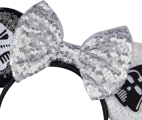 Miniatura 3 de FANYITY - Orejas de ratón, diadema con lentejuelas brillantes para cosplay de ratón para niños, niñas y mujeres, para Halloween y viaje a Disney