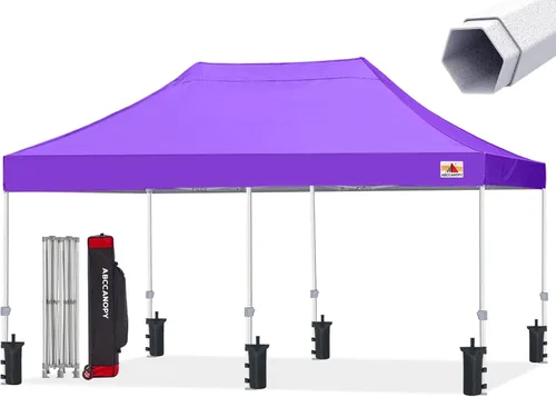 Miniatura 40 de ABCCANOPY Tienda de campaña con toldo emergente comercial 10x10 Serie Premium, Beige