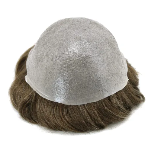 Miniatura 18 de Toupee for Men Human Hair Pieces Ultra Thin Skin Mens Toupee Hair Replacement System Mens Hair Units for Men