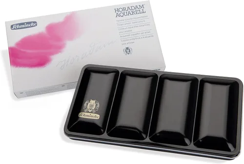 Miniatura 2 de Schmincke - Caja de color HORADAM AQUARELL con 12 mejores acuarelas, 74312097, caja de metal, juego de pintura, 12 x 1/1 sartenes