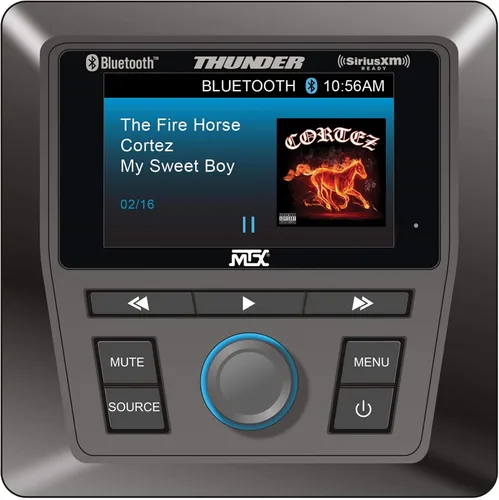 Miniatura 3 de MTX Audio RANGERSYSTEM1: incluye un par de altavoces de 6.5 pulgadas, una radio AWMC3 para todo tipo de clima, kit de tablero y cable de altavoz