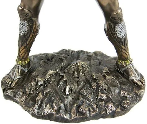Miniatura 6 de Atenea diosa griega bronceada estatua escultura Minerva