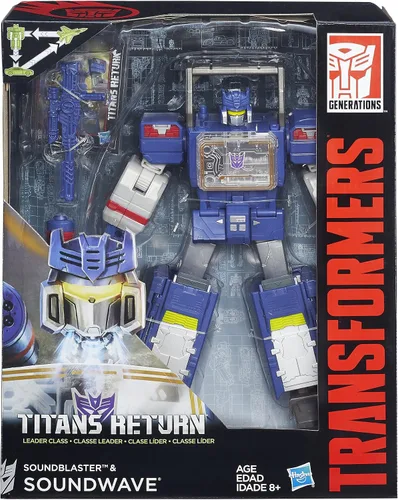 Miniatura 2 de Soundwave y soundblaster de Transformers Generations Titans Return