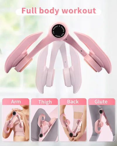 Miniatura 2 de Thigh Trainer for Women, 360° Adjustable Pelvic Floor Muscle Trainer, Inner Thigh Exerciser, Multi-Function Home Gym Equipment for Hip, Leg, Arm &