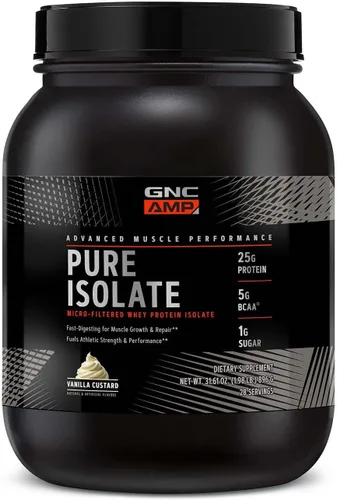 Miniatura 8 de GNC AMP Pure Isolate Protein - Fresa (28 porciones)