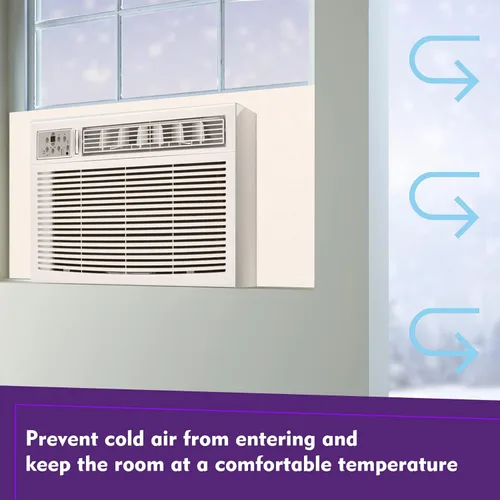 Miniatura 5 de Mxclimate Paneles laterales de espuma con aislamiento de CA para ventanas de aire acondicionado, 39 pulgadas de ancho, kit de sellado de ventana