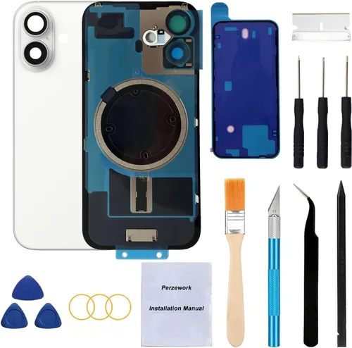 Miniatura 30 de Reemplazo de cristal trasero OEM para iPhone Xs de 5.8 pulgadas con kit de herramientas de reparación y adhesivo preinstalado (Oro)
