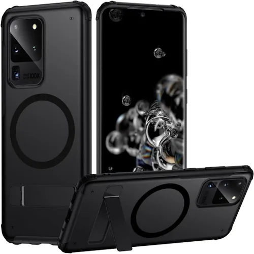Miniatura 27 de TIANNIUKE Funda Magnética para Samsung Galaxy S21 5G, Mate Translúcida Anti-Huellas Dactilares, Compatible con MagSafe, Ajuste Delgado a Prueba