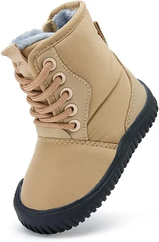 Miniatura 32 de BMCiTYBM Botas de nieve de invierno para bebés y niños pequeños, de piel sintética, cálidas, antideslizantes, zapatos para primeros pasos