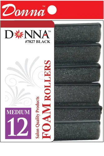 Miniatura 2 de DONNA Rodillos de espuma para el cabello, rizadores con pinzas para el cabello para peluquería sin calor (5/8 pulgadas (D) pequeñas)