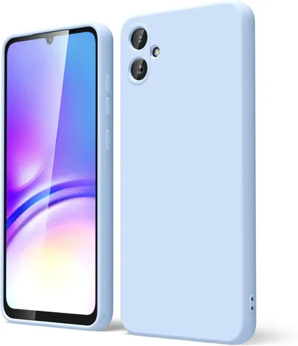 Miniatura 49 de oakxco Funda para teléfono Samsung Galaxy A12 con agarre de silicona líquida, linda delgada fina suave cubierta de gel de goma TPU lisa para mujeres