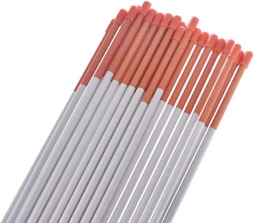 Miniatura 4 de WFLNHB Juego de 25 marcadores de nieve naranja para entrada de vehículos de 5/16 pulgadas de diámetro x 48 pulgadas, estacas de arado de fibra