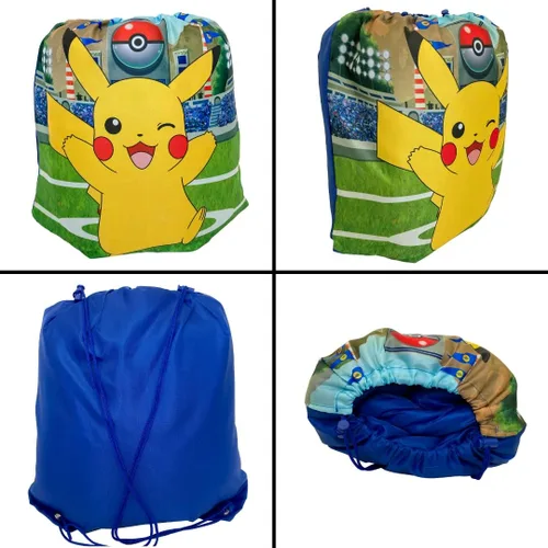 Miniatura 7 de Pokémon Anime Kids - Juego de 2 bolsas para dormir y bolsa de dormir y bolsa de dormir para niños, 46 pulgadas de largo x 26 pulgadas de ancho