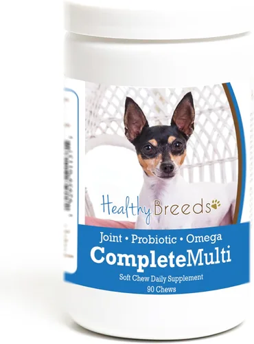 Miniatura 291 de Healthy Breeds Pug todo en uno multivitamínico suave masticable 60