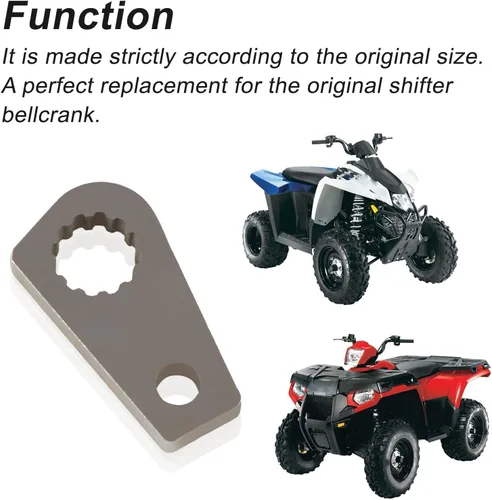 Miniatura 5 de Palanca de cambio de marcha atrás de acero mejorada compatible con Polaris Sportsman 355 400 500 Big-Boss Magnum Scrambler Sport Trail-Blazer Worker