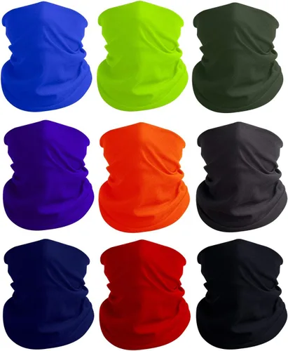 Miniatura 19 de Máscara facial con protección contra el polvo, aerosoles UV, reutilizable, lavable, polaina para el cuello