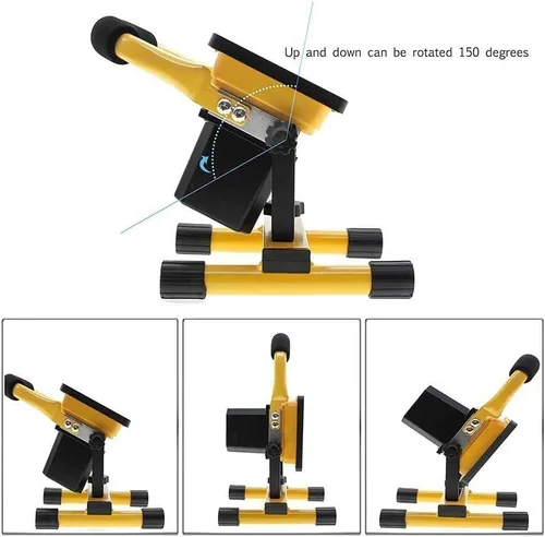 Miniatura 3 de Luz de trabajo LED de 15 W con soporte, luces de inundación portátiles recargables de 4000 lm, interruptor de brillo ajustable, IP65 impermeable