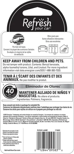 Miniatura 9 de ¡Refresca tu auto con él! 5 ambientadores de doble fragancia: cítrico y verano de la marca Refresh Your Car, ropa fresca lavada
