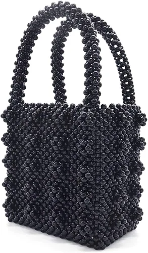 Miniatura 2 de Miuco Bolsos de cuentas para mujer, hechos a mano, con perlas de cristal