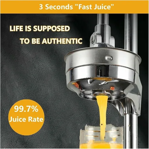 Miniatura 4 de Cast Iron Orange Juice Squeezer, Hand Press Citrus Juicer Extractor, Easy Juice Extraction for Commercial Use
