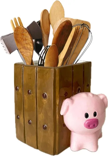 Miniatura 9 de Soporte para Utensilios de Cocina de Tortuga - Recipiente de Almacenamiento de Tortuga Marina - Decoraciones para el Hogar de Tortuga - Decoración