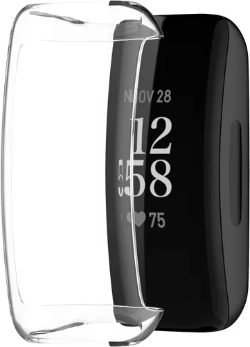 Miniatura 11 de AISPORTS Paquete de 2 fundas de reloj compatibles con Fitbit Inspire 3/2, ultrafinas y suaves de silicona TPU antigolpes, resistente a los arañazos