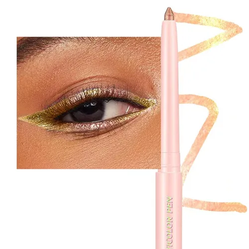 Lápiz delineador de ojos Chameleon, delineador de ojos metálico brillante que cambia de color, sombra de ojos y delineador de ojos impermeable de #