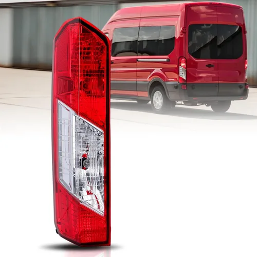 Luz trasera para Ford Transit T150 250 350 2015-2025 Lámpara trasera Luz trasera con bombilla y arnés (lado izquierdo del conductor)