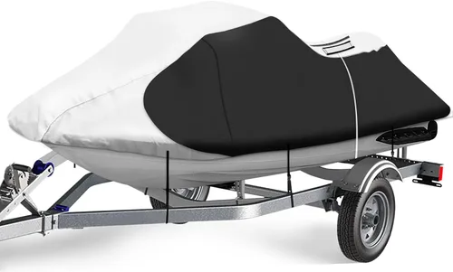 Miniatura 9 de iCOVER Funda para Jet Ski - Fundas impermeables resistentes transportables para Seadoo Kawasaki Yamaha Wave Runner, se ajusta a modelos de PWC