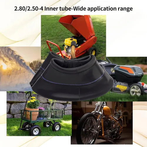 Miniatura 6 de TIANYAN Tubo interior de neumático 2.80-4 2.50-4 apto para camiones de mano, carrito utilitario, cortacésped, carretillas, carros, scooters Razor