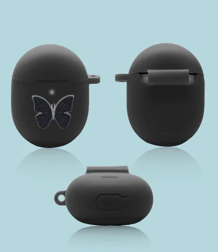 Miniatura 3 de Funda para Google Pixel Buds Pro 2022, bonita funda de silicona suave con diseño de mariposa de dibujos animados, funda de carga Pro