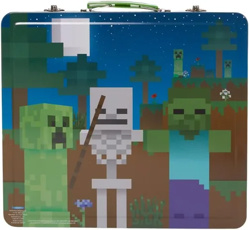 Miniatura 9 de Innovative Designs Minecraft - Juego de actividades de lujo para niños con lata de transporte, hojas para colorear, tatuajes, calcomanías