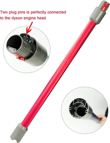 Miniatura 2 de EZ SPARES Varita de extensión de liberación rápida, compatible con Dyson V7, V8, V10, V11, Dyson V15, aspiradora inalámbrica, repuesto de varilla