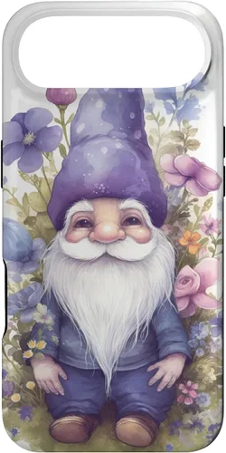 Miniatura 27 de Funda para iPhone 12/12 Pro Cute Purple Aesthetic Anemones Flower Pattern Lavender Gnomo